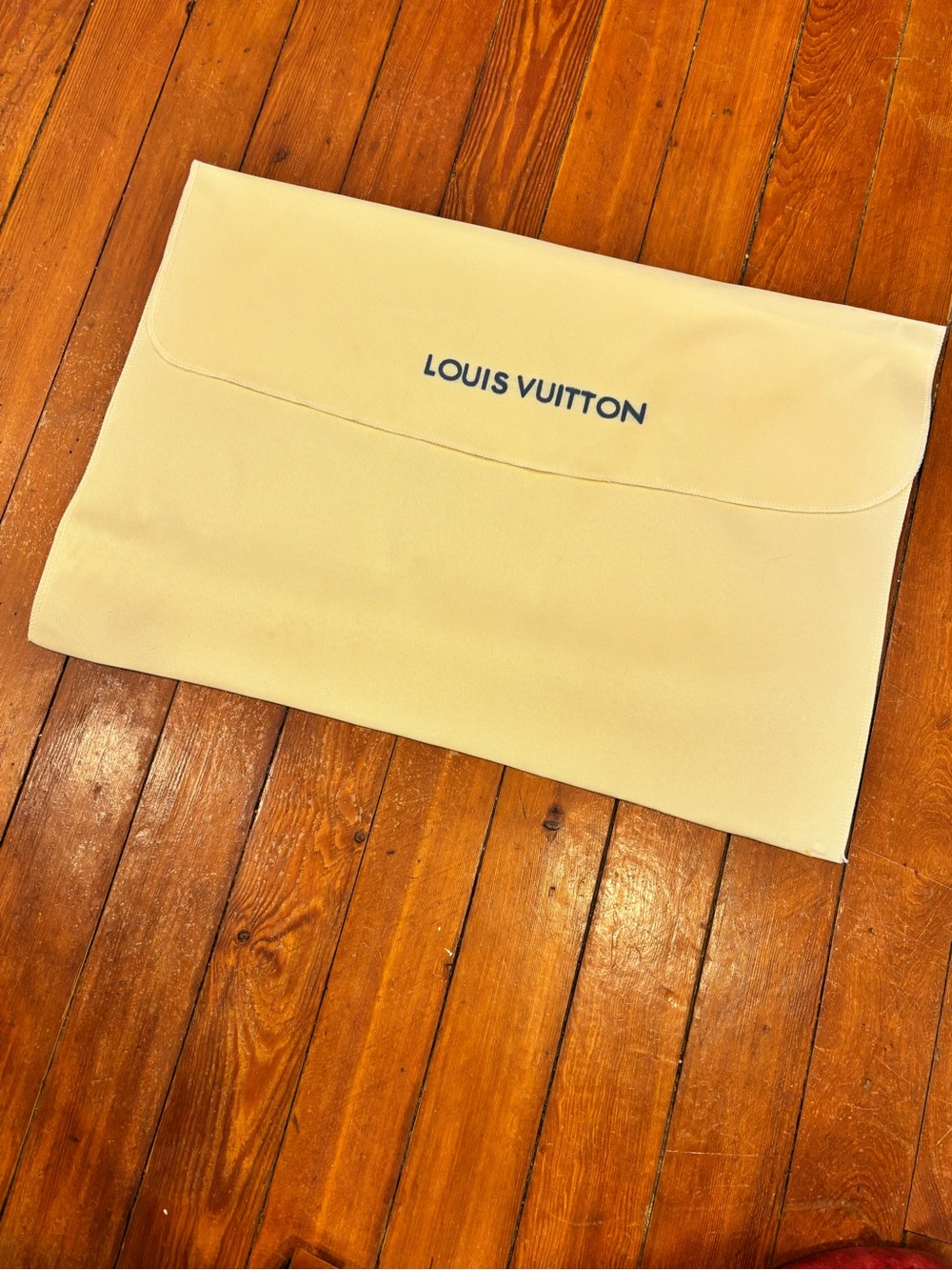 Louis Vuitton Beige Dust Bag Envelope Large 17”x 24”